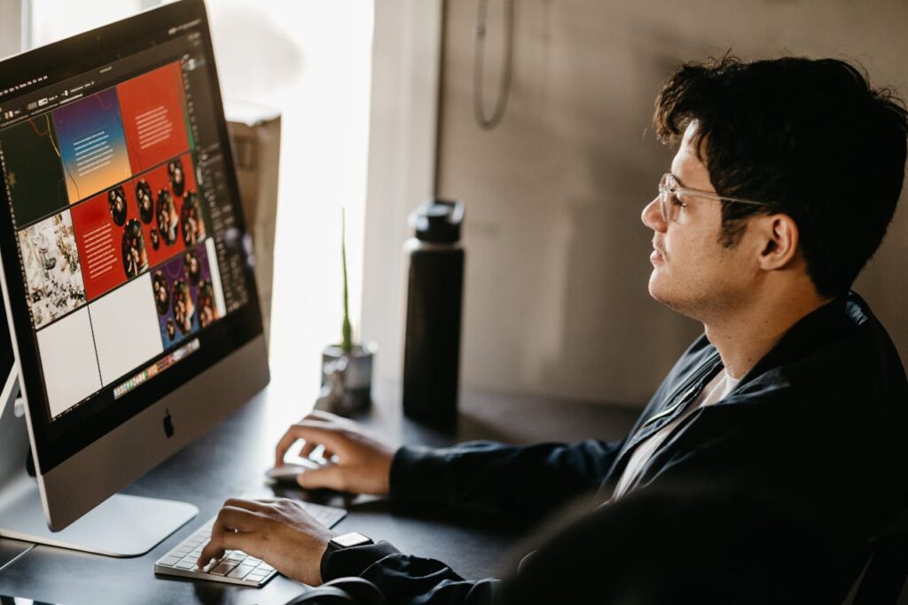 Graphic design is ideal for creative students who know tools like Canva or Adobe software. You can design logos, social media posts, presentations, and marketing materials. Many small businesses and startups look for affordable designers, making this a strong opportunity for students.